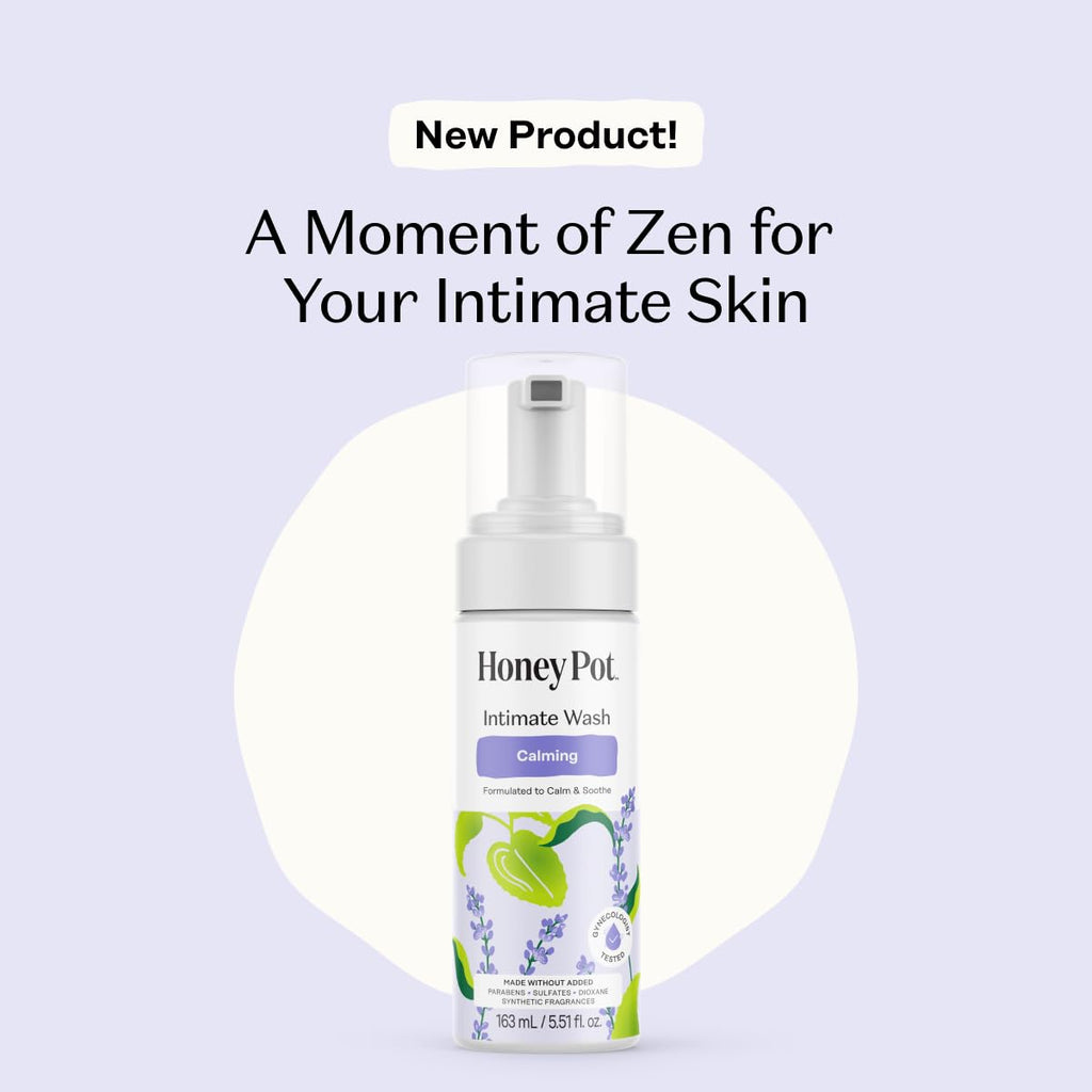 The Honey Pot Company - Feminine Wash - Herbal Infused - Sensitive Skin Types - PH Balanced Plant Based Hygiene Products - Sensitive w/Rosewater - 5.51 Fluid Oz.