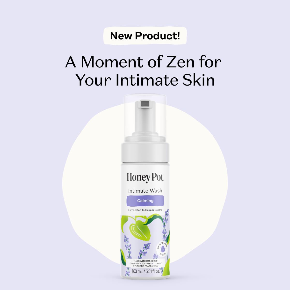 The Honey Pot Company - Feminine Wash - Herbal Infused - Sensitive Skin Types - PH Balanced Plant Based Hygiene Products - Sensitive w/Rosewater - 5.51 Fluid Oz.