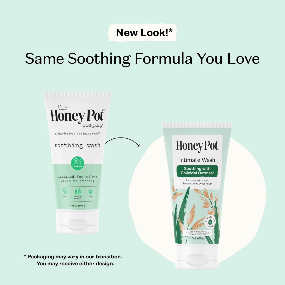 The Honey Pot Company - Feminine Wash - Herbal Infused - Sensitive Skin Types - PH Balanced Plant Based Hygiene Products - Sensitive w/Rosewater - 5.51 Fluid Oz.