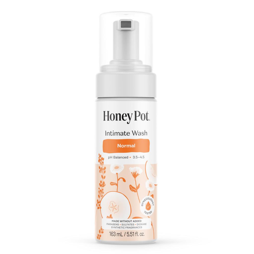 The Honey Pot Company - Feminine Wash - Herbal Infused - Sensitive Skin Types - PH Balanced Plant Based Hygiene Products - Sensitive w/Rosewater - 5.51 Fluid Oz.
