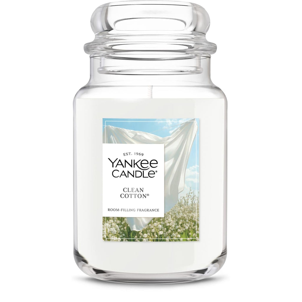 Yankee Candle Mid Summer's Night, Scented Candle, 22oz Large Jar with up to 150 Hour Burn, Giftable
