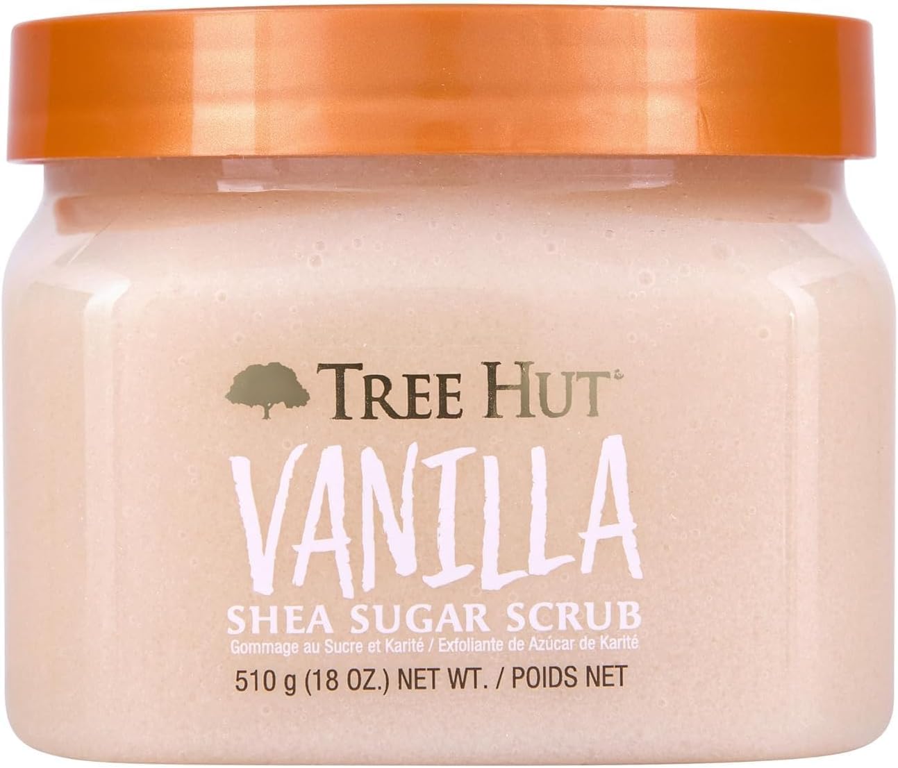 Tree Hut Watermelon Body Scrub, Exfoliating & Hydrating Sugar Scrub with Shea Butter & Essential Oils, Smooth Skin, Body Exfoliator For All Skin Types, Self Care Gifts for Women, Vegan, 18 Oz