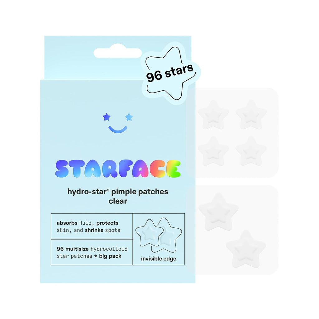 Starface Hydro-Star Holographic Pimple Patch Refills, Hydrocolloid, Dermatologist Tested, Covers and Protects Spots, Absorbs Pimple Gunk, Vegan, Cruelty-Free Skincare, Amazon Exclusive (36 Count)