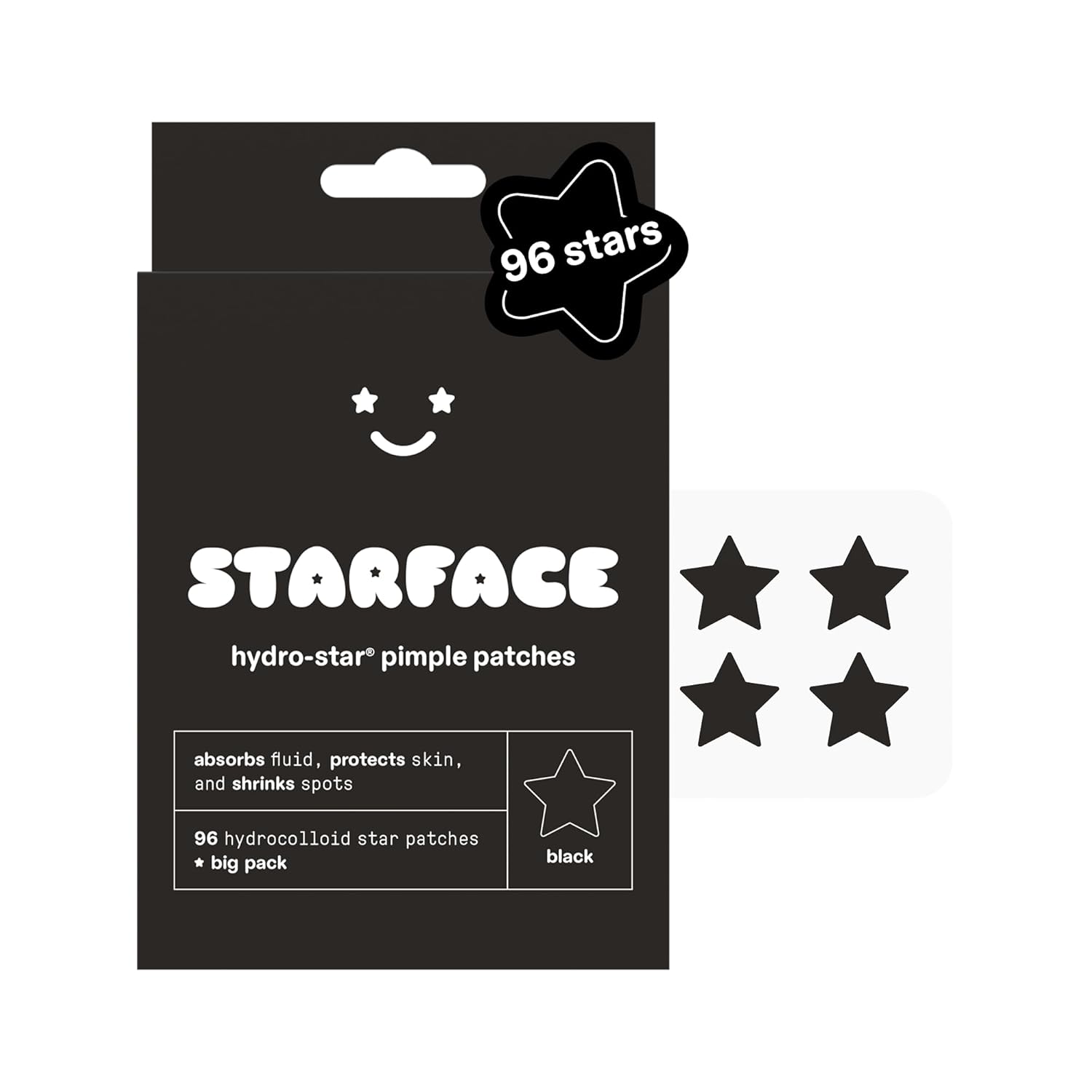Starface Hydro-Star Holographic Pimple Patch Refills, Hydrocolloid, Dermatologist Tested, Covers and Protects Spots, Absorbs Pimple Gunk, Vegan, Cruelty-Free Skincare, Amazon Exclusive (36 Count)