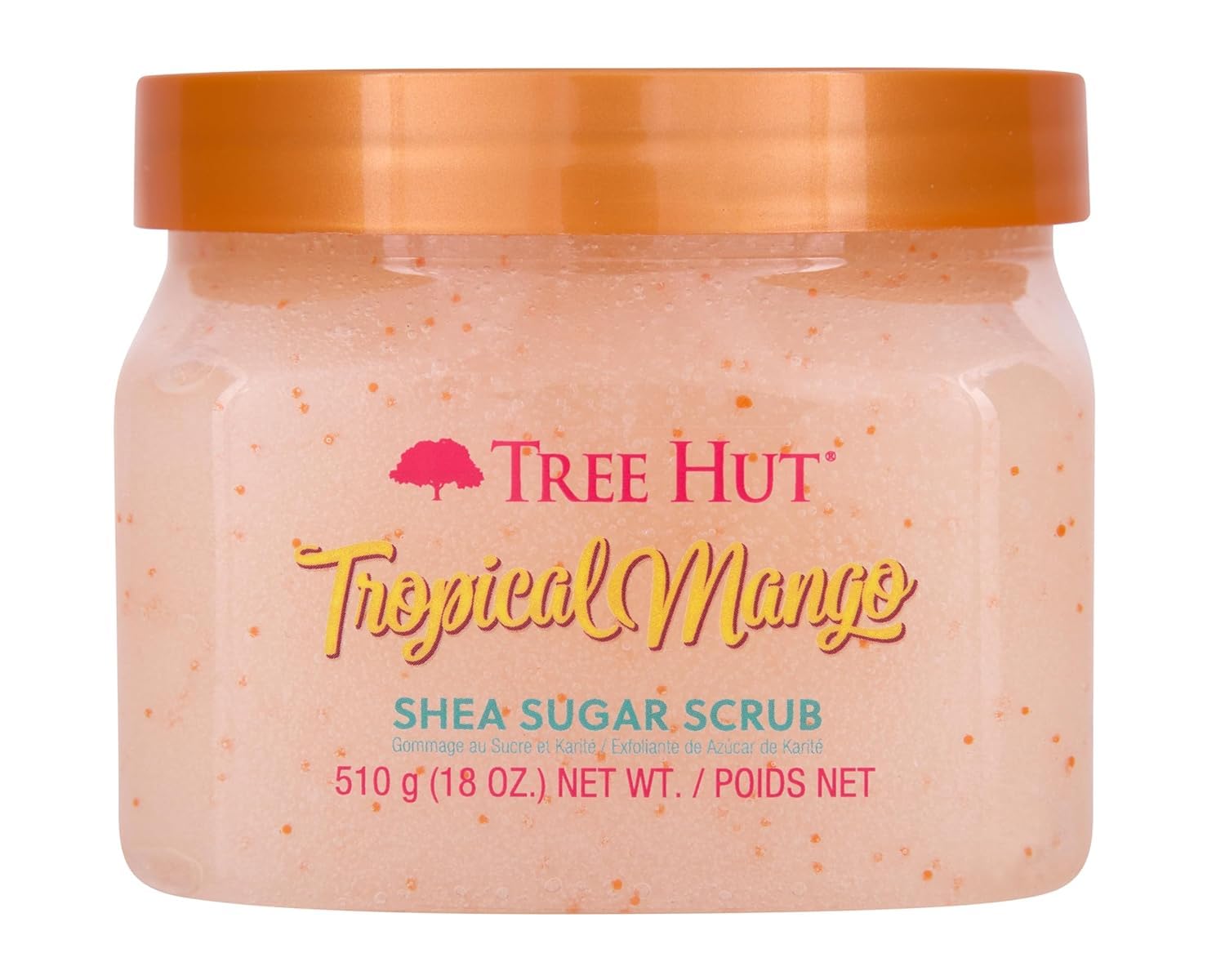 Tree Hut Watermelon Body Scrub, Exfoliating & Hydrating Sugar Scrub with Shea Butter & Essential Oils, Smooth Skin, Body Exfoliator For All Skin Types, Self Care Gifts for Women, Vegan, 18 Oz