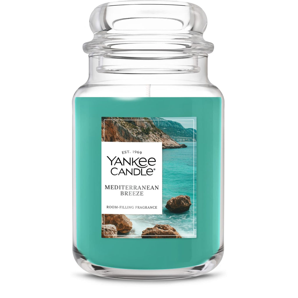 Yankee Candle Mid Summer's Night, Scented Candle, 22oz Large Jar with up to 150 Hour Burn, Giftable