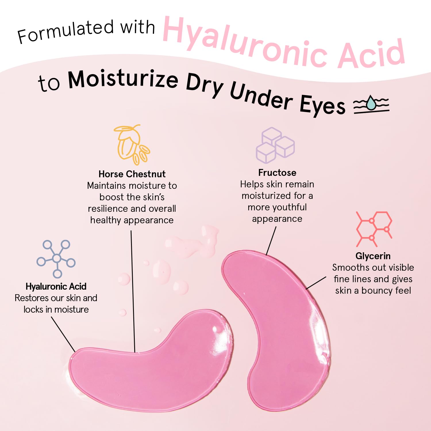 grace & stella Award Winning Under Eye Mask Reduce Dark Circles, Puffy Eyes, Undereye Bags, Wrinkles, Gel Under Eye Patches, New Mom Gifts - Vegan Self Care (48 Pairs, Blue)