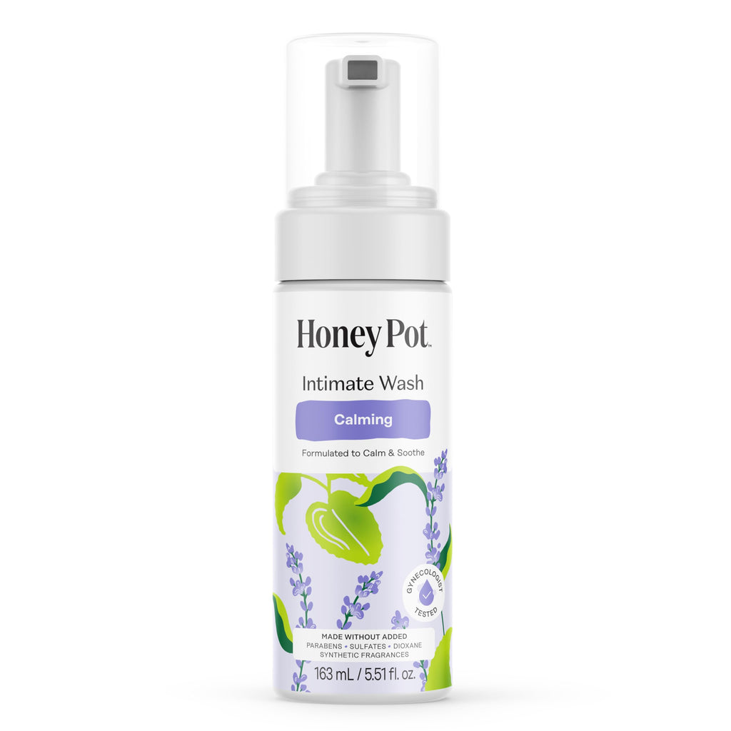 The Honey Pot Company - Feminine Wash - Herbal Infused - Sensitive Skin Types - PH Balanced Plant Based Hygiene Products - Sensitive w/Rosewater - 5.51 Fluid Oz.