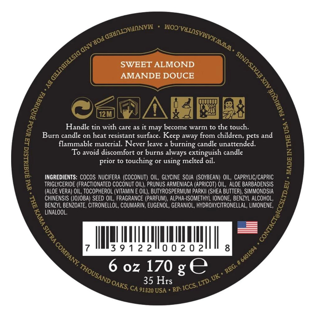 KAMA SUTRA Ignite Massage Candle - Coconut Oil and Soy Based - Island Passion Berry, 6 oz Candle Melts into a Warm Massage Oil, Couples Massage, Pour Spout Massage Candle
