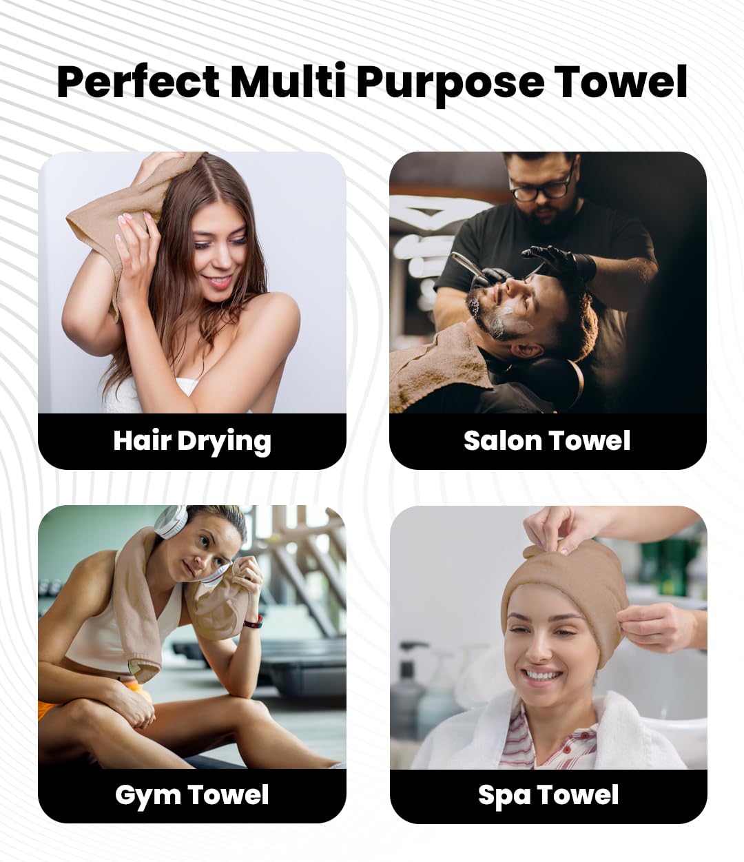 Avalon Towels Salon Towel - Pink Hand Towels Bulk Pack of 24 - 100% Cotton Absorbent Spa, Facial & Gym Towel for Working Out - 16x27 Inches (Not Bleach Proof)