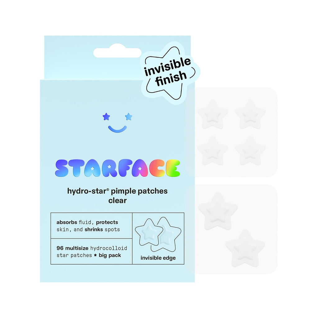 Starface Hydro-Star Holographic Pimple Patch Refills, Hydrocolloid, Dermatologist Tested, Covers and Protects Spots, Absorbs Pimple Gunk, Vegan, Cruelty-Free Skincare, Amazon Exclusive (36 Count)