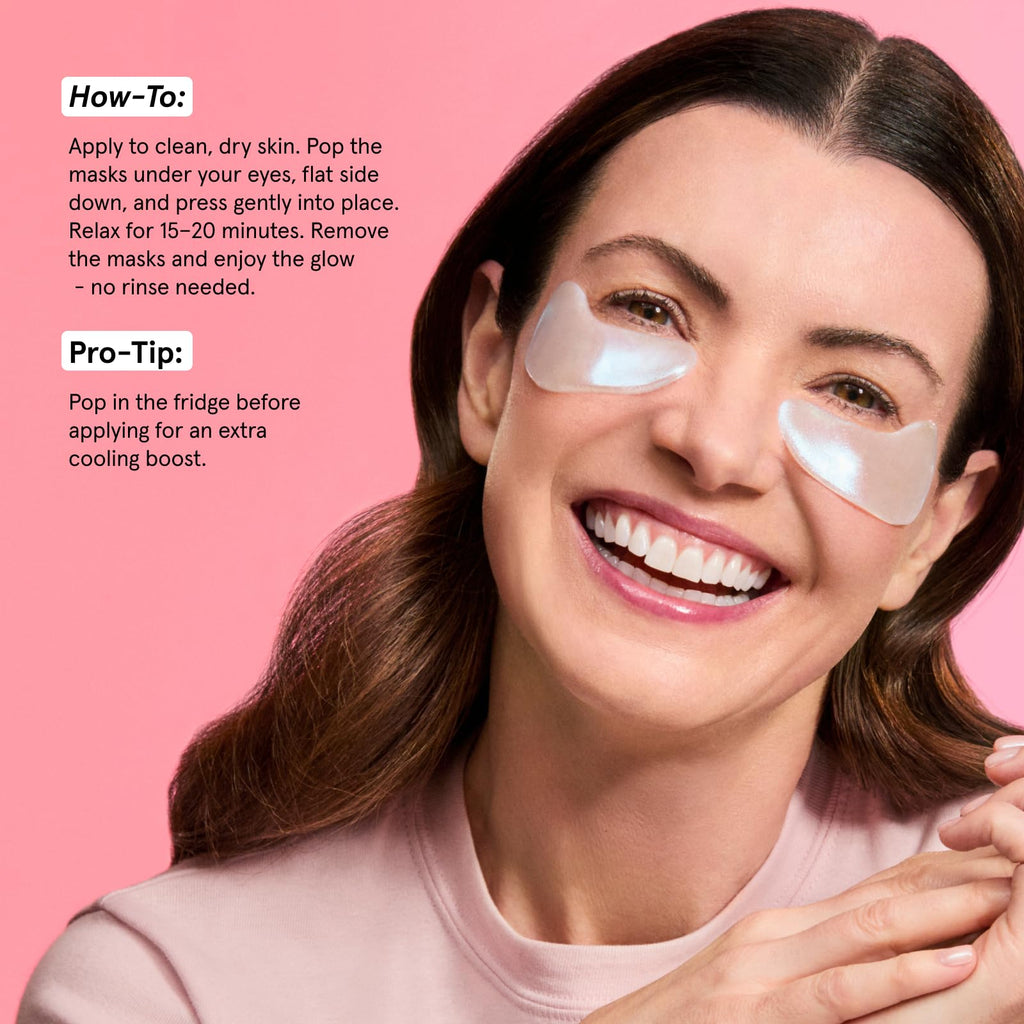 grace & stella Retinol Under Eye Patches for Puffy Eyes and Dark Circles, Restoring Gel Under Eye Masks with Hyaluronic Acid - Vegan Cruelty-Free Skincare - Gifts for Teen Girls (Purple, 6 Pairs)
