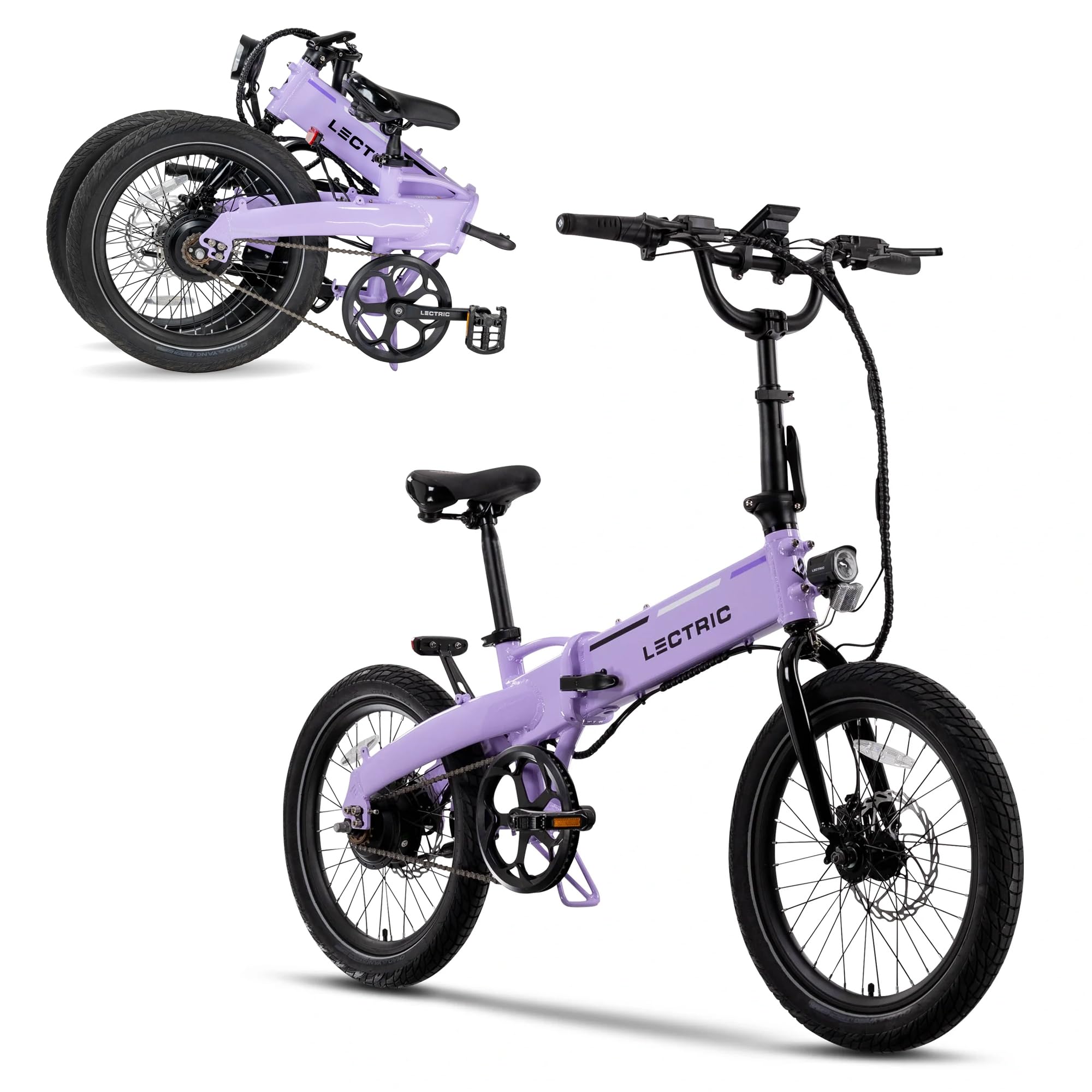 LECTRIC XP Lite2 Folding Electric Bike for Adults - Lightweight eBike with a 48V Battery Powers Up to 45-80 Mile Range, 20Mph Peak 819W Motor, Hydraulic Brakes, LCD Display, 5 Pedal Assist & Throttle