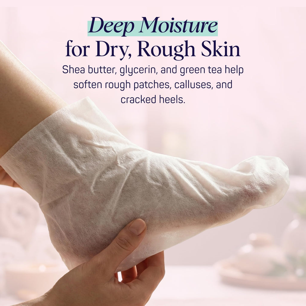 SpaLife Moisturizing Hand Gloves & Foot Mask Socks | Korean Skincare Set for Dry Cracked Hands & Dry Cracked Feet Callus Remover Alternative | Self Care Gifts for Women | 4 Hand, 4 Foot