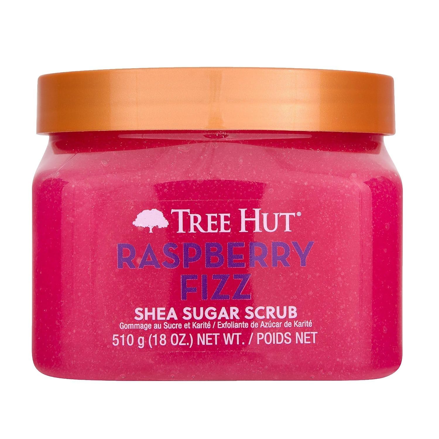Tree Hut Watermelon Body Scrub, Exfoliating & Hydrating Sugar Scrub with Shea Butter & Essential Oils, Smooth Skin, Body Exfoliator For All Skin Types, Self Care Gifts for Women, Vegan, 18 Oz