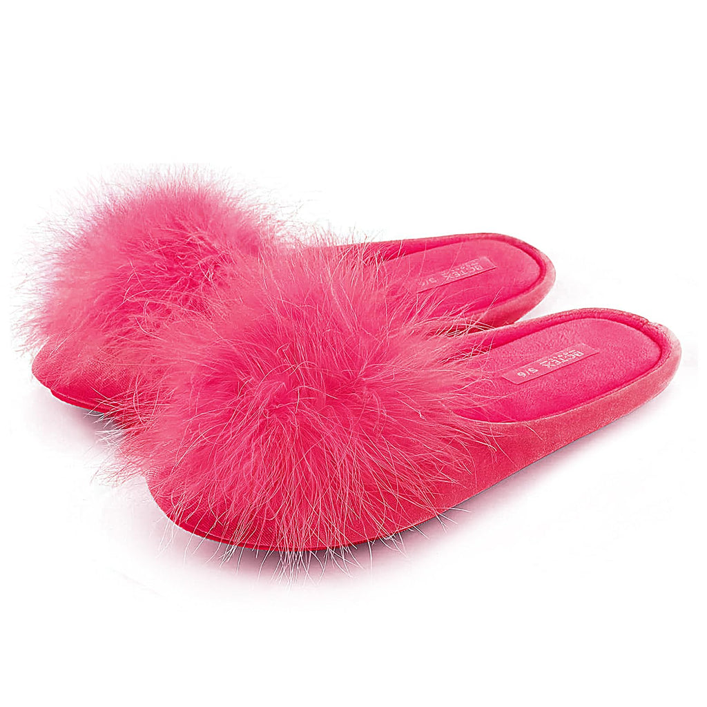 BCTEX COLL Women's Cozy Velvet Memory Foam House Slipper, Ladies Fuzzy Bedroom Slipper Non-slip Sole