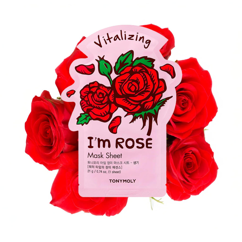 TONYMOLY I’m Sheet Mask Gift Set – Korean Face Mask Variety Pack with Hydrating & Vitamin Essences, 10 Pack