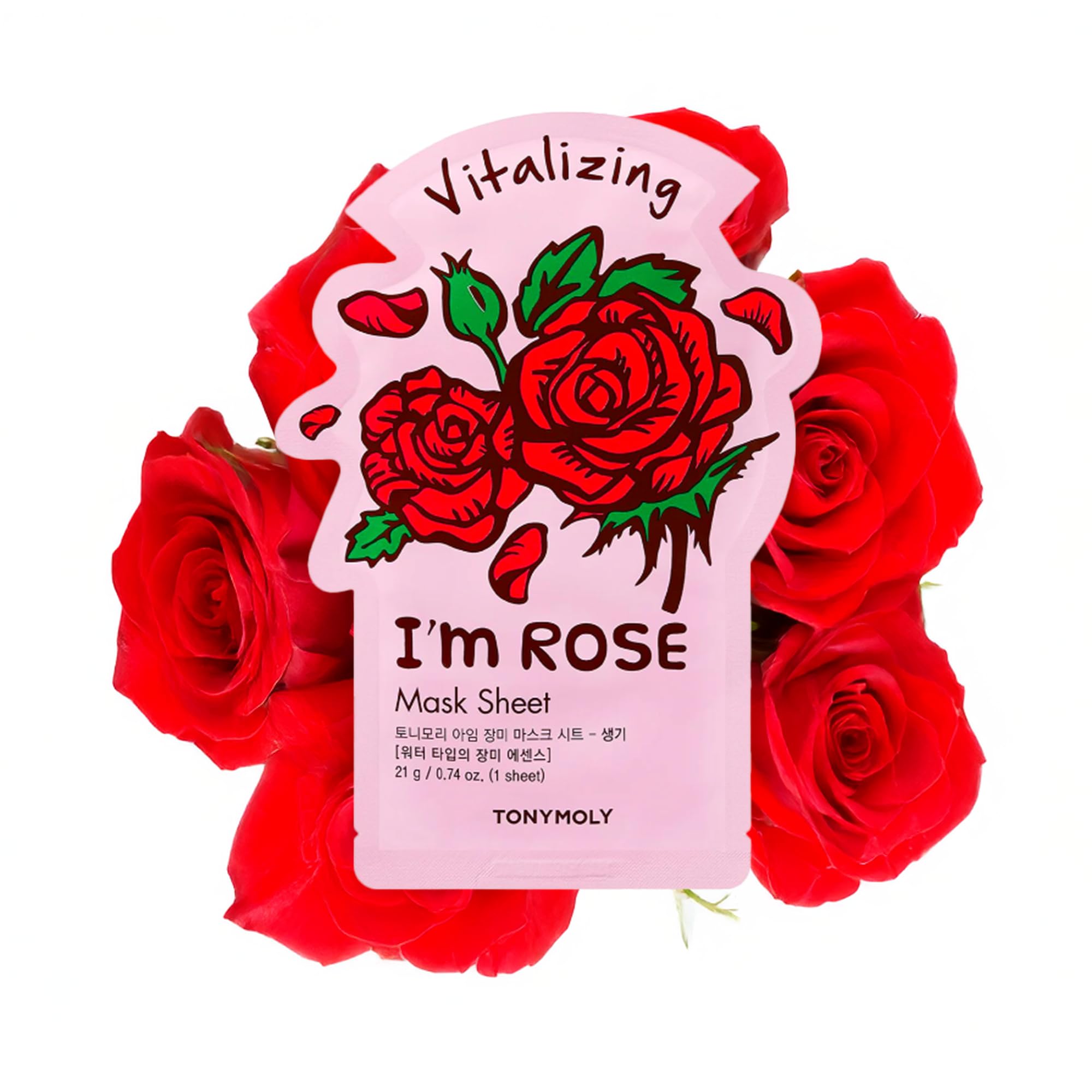 TONYMOLY I’m Sheet Mask Gift Set – Korean Face Mask Variety Pack with Hydrating & Vitamin Essences, 10 Pack
