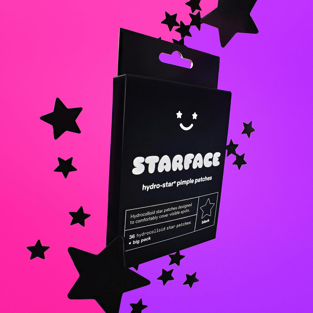 Starface Hydro-Star Holographic Pimple Patch Refills, Hydrocolloid, Dermatologist Tested, Covers and Protects Spots, Absorbs Pimple Gunk, Vegan, Cruelty-Free Skincare, Amazon Exclusive (36 Count)