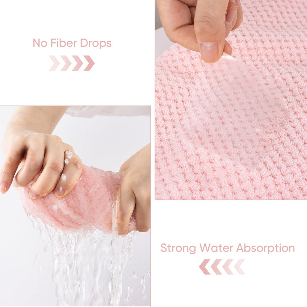 Spa Robe Bath wrap Towels for Women and Hair Drying Towel Waffle Spa Wraps with Pocket Adjustable Closure Lightweight Towel Wraps for Bath Shower (4, Purple)