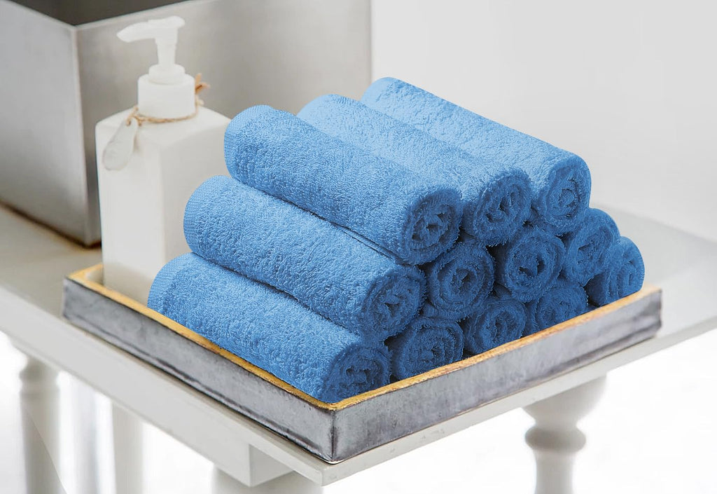 Avalon Towels Salon Towel - Pink Hand Towels Bulk Pack of 24 - 100% Cotton Absorbent Spa, Facial & Gym Towel for Working Out - 16x27 Inches (Not Bleach Proof)