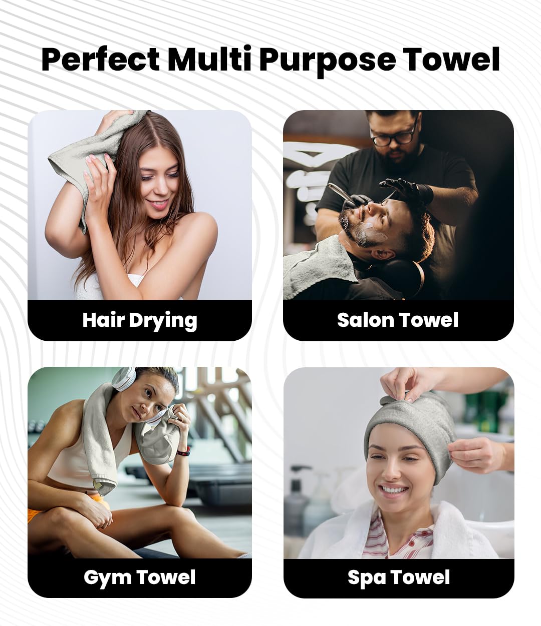 Avalon Towels Salon Towel - Pink Hand Towels Bulk Pack of 24 - 100% Cotton Absorbent Spa, Facial & Gym Towel for Working Out - 16x27 Inches (Not Bleach Proof)
