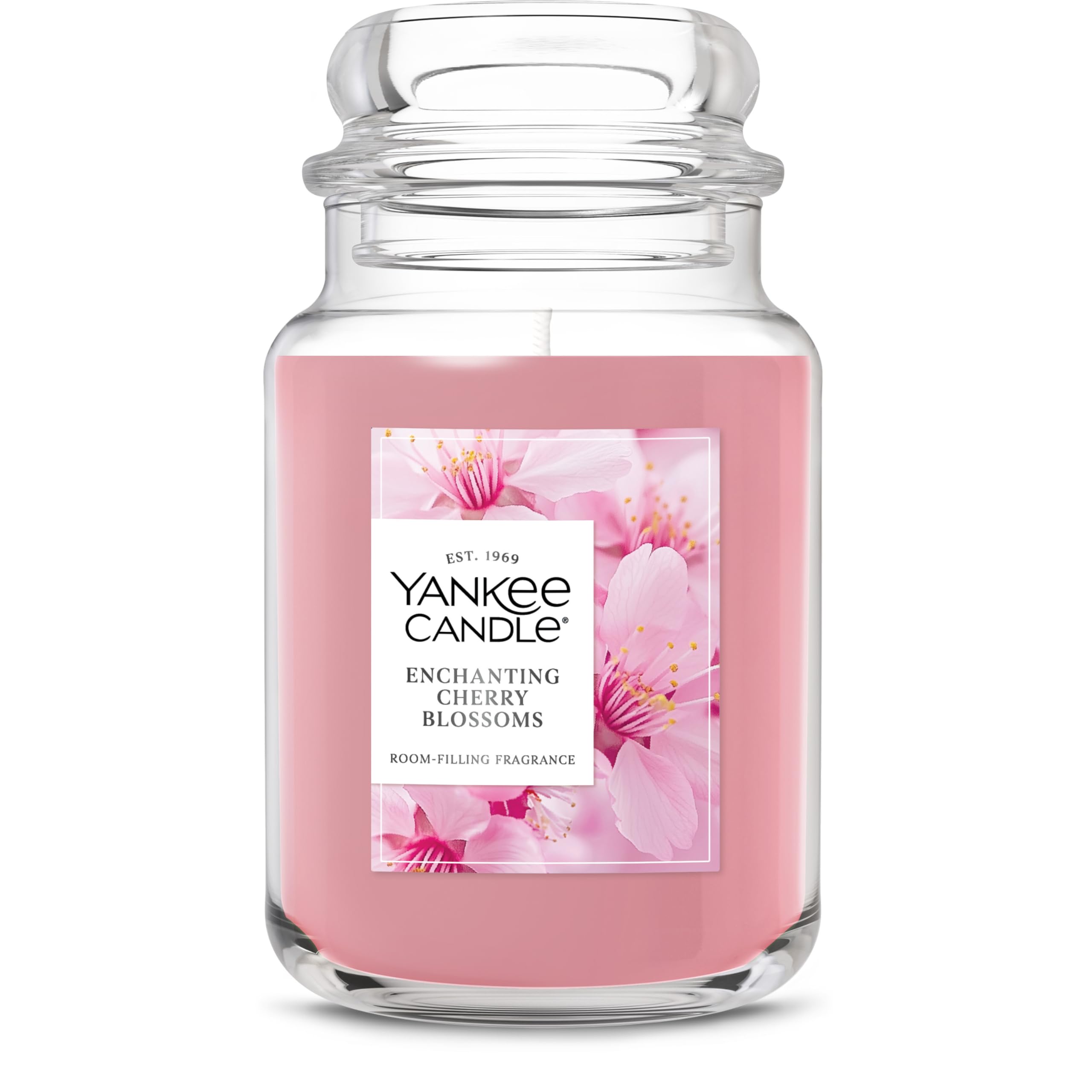 Yankee Candle Lemon Lavender Scented Candle, 22oz Large Jar with up to 150 Hour Burn Time, Giftable, Birthdays