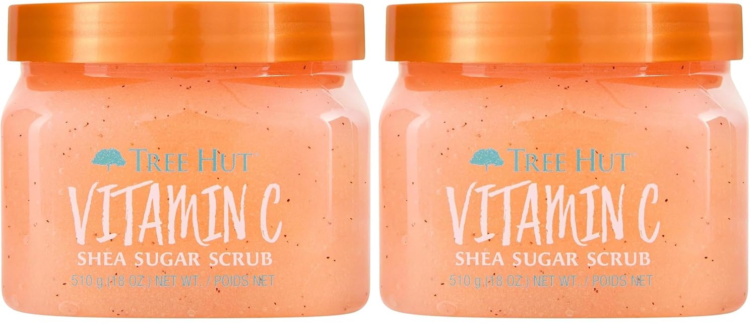 Tree Hut Watermelon Body Scrub, Exfoliating & Hydrating Sugar Scrub with Shea Butter & Essential Oils, Smooth Skin, Body Exfoliator For All Skin Types, Self Care Gifts for Women, Vegan, 18 Oz