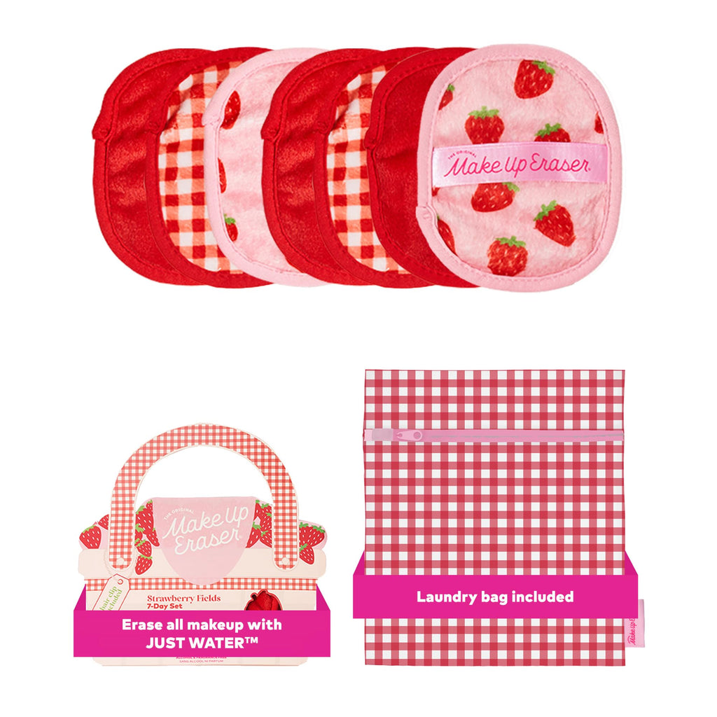 The Original MakeUp Eraser 7-Day Set, Erase All Makeup with Just Water, Including Waterproof Mascara, Eyeliner, Foundation, Lipstick, Sunscreen, and More! Seashells, 7ct.