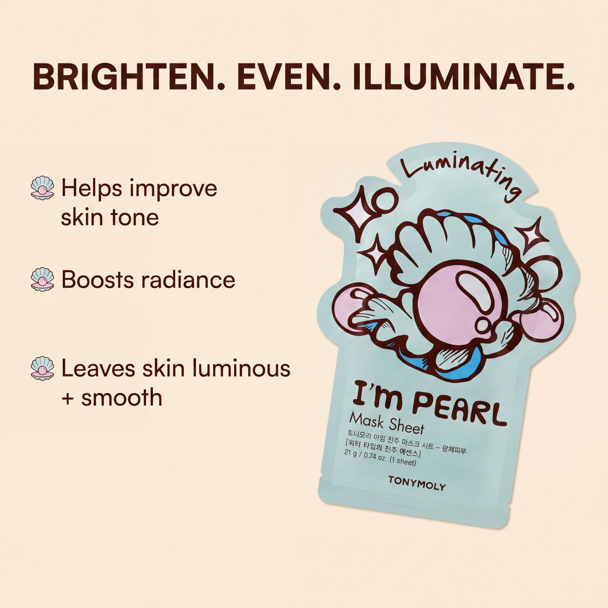 TONYMOLY I’m Sheet Mask Gift Set – Korean Face Mask Variety Pack with Hydrating & Vitamin Essences, 10 Pack