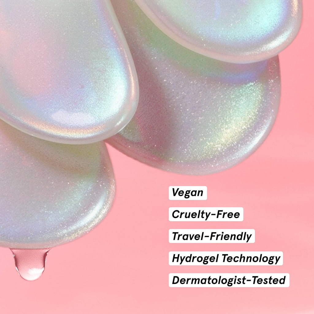 grace & stella Retinol Under Eye Patches for Puffy Eyes and Dark Circles, Restoring Gel Under Eye Masks with Hyaluronic Acid - Vegan Cruelty-Free Skincare - Gifts for Teen Girls (Purple, 6 Pairs)