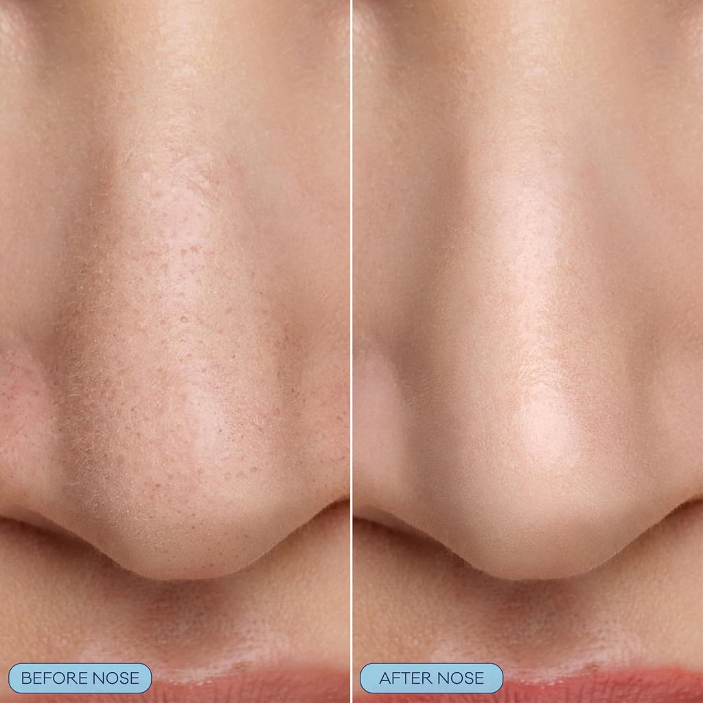 Biore Pore Refining Bubbling Nose Mask, Glycolic Acid and Hyaluronic Acid Exfoliant for Face, Pore Cleansing Mask, 8 Ct