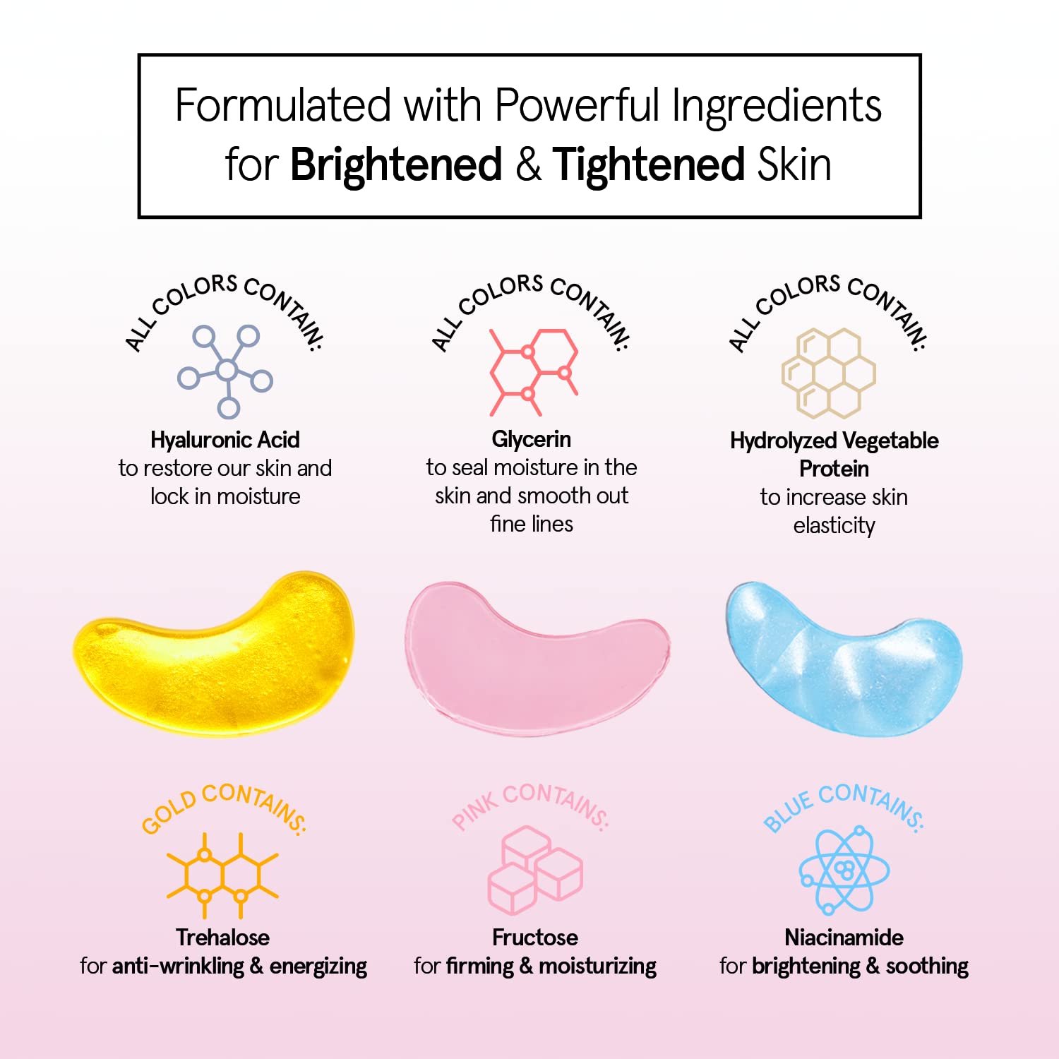 grace & stella Award Winning Under Eye Mask Reduce Dark Circles, Puffy Eyes, Undereye Bags, Wrinkles, Gel Under Eye Patches, New Mom Gifts - Vegan Self Care (48 Pairs, Blue)