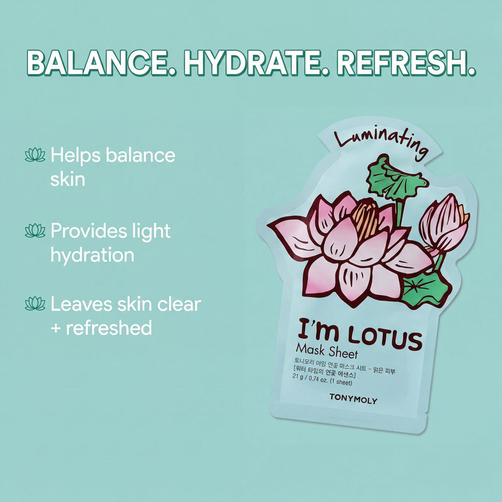 TONYMOLY I’m Sheet Mask Gift Set – Korean Face Mask Variety Pack with Hydrating & Vitamin Essences, 10 Pack