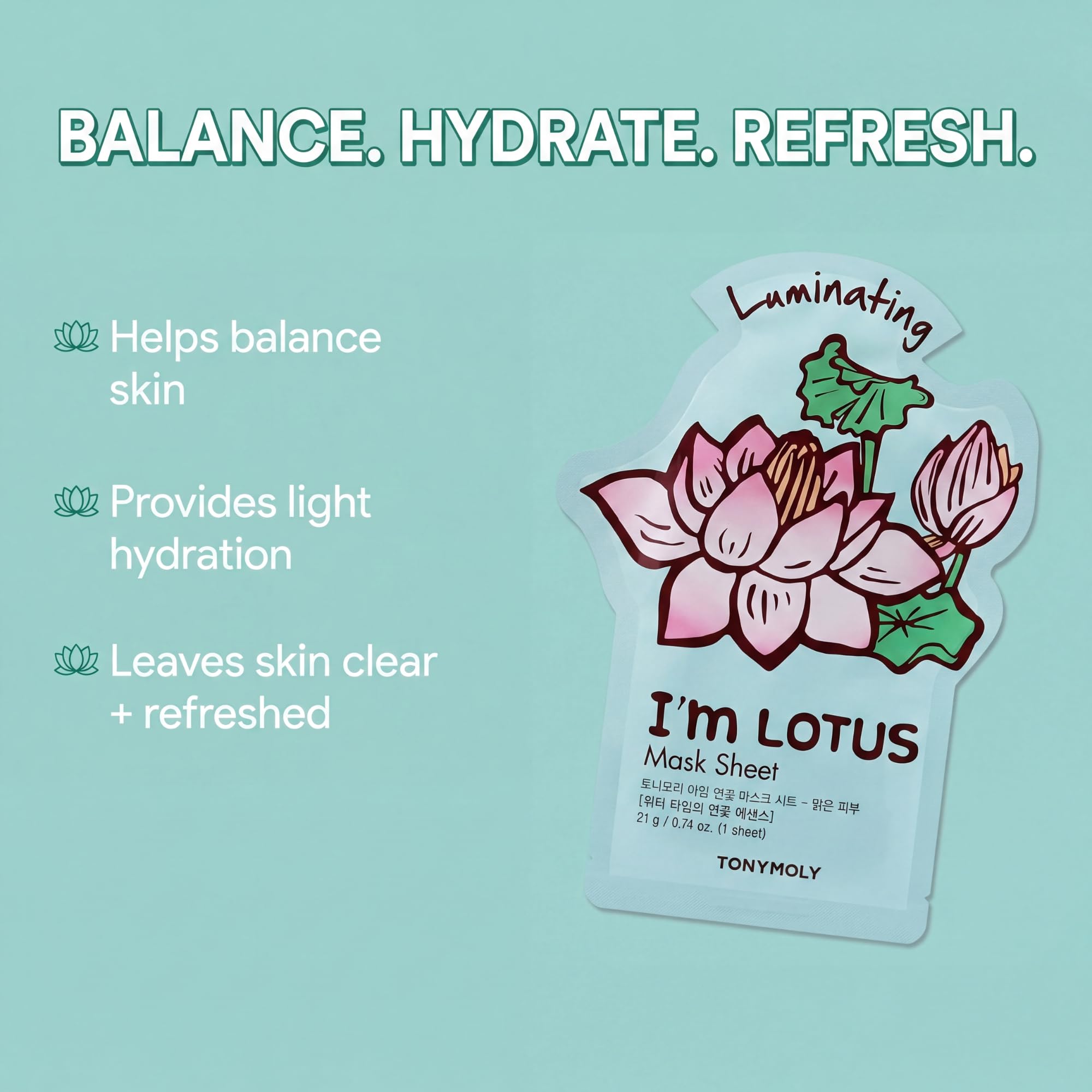 TONYMOLY I’m Sheet Mask Gift Set – Korean Face Mask Variety Pack with Hydrating & Vitamin Essences, 10 Pack