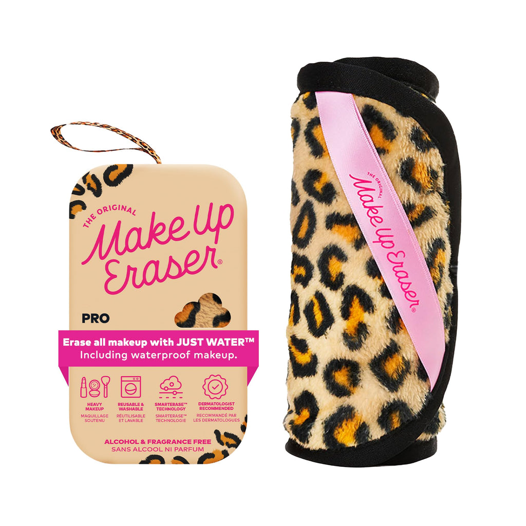 The Original MakeUp Eraser PRO, Effortlessly Remove All Makeup Using Only Water, Including Waterproof Mascara, Eyeliner, Foundation, Lipstick, Sunscreen,and More! Original Pink, 1ct.