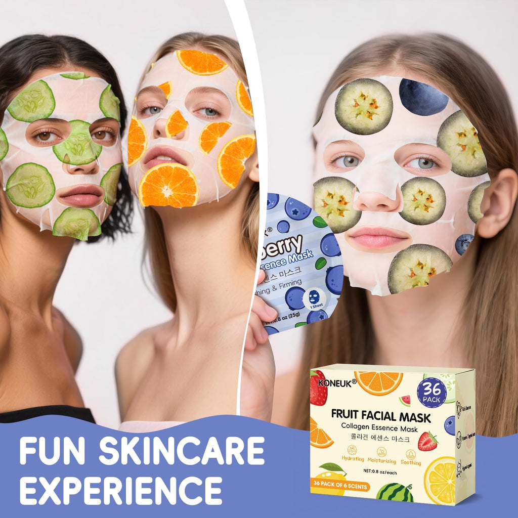 KONEUK 30 Pack Aloe Vera Hydrating Face Masks Skincare, Moisturizing & Soothing Sheet Face Mask for Skin Care, Bulk Aloe Face Masks for After Sun Skin Care, Spa Party Gifts for Women