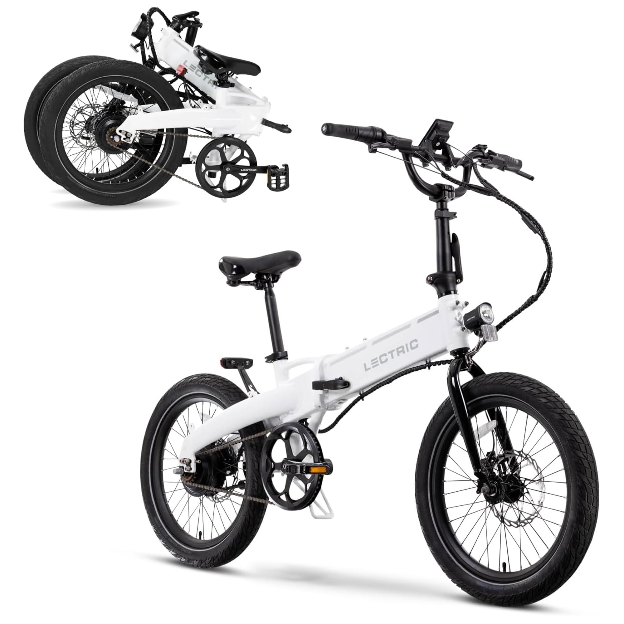 LECTRIC XP Lite2 Folding Electric Bike for Adults - Lightweight eBike with a 48V Battery Powers Up to 45-80 Mile Range, 20Mph Peak 819W Motor, Hydraulic Brakes, LCD Display, 5 Pedal Assist & Throttle