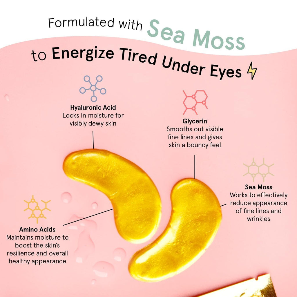 grace & stella Award Winning Under Eye Mask Reduce Dark Circles, Puffy Eyes, Undereye Bags, Wrinkles, Gel Under Eye Patches, New Mom Gifts - Vegan Self Care (48 Pairs, Blue)