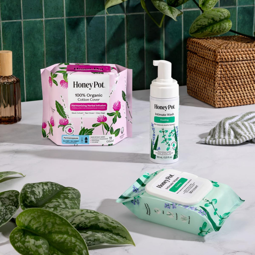 The Honey Pot Company - Feminine Wash - Herbal Infused - Sensitive Skin Types - PH Balanced Plant Based Hygiene Products - Sensitive w/Rosewater - 5.51 Fluid Oz.