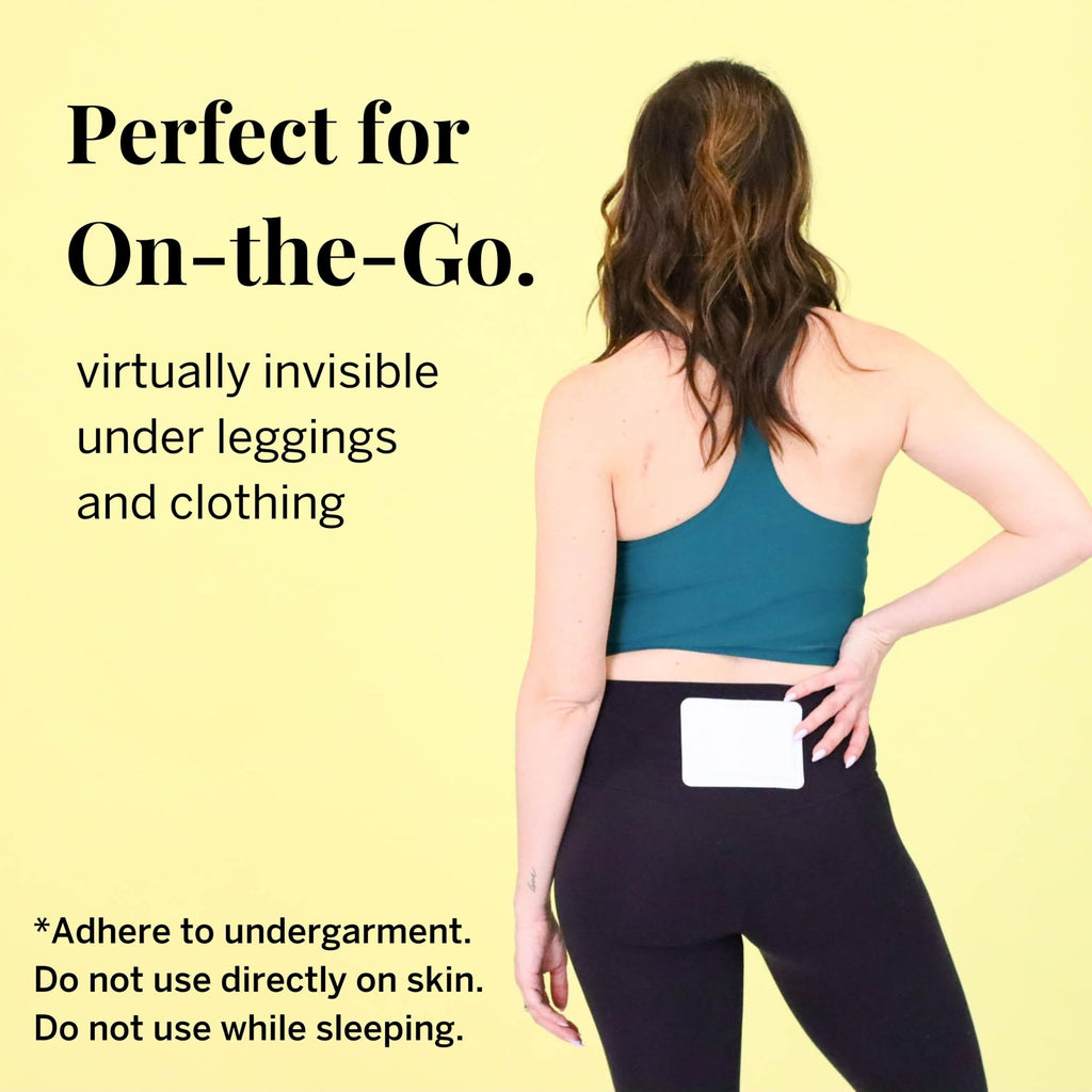 Pixie Period Cramps Menstrual Pain Relief Heat Patches - Lower Abdominal & Back Ache Therapy - Natural Alternative to Lidocaine ICY Hot - Up to 8 Hours - 3 Count Discreet Disposable Heat Pads