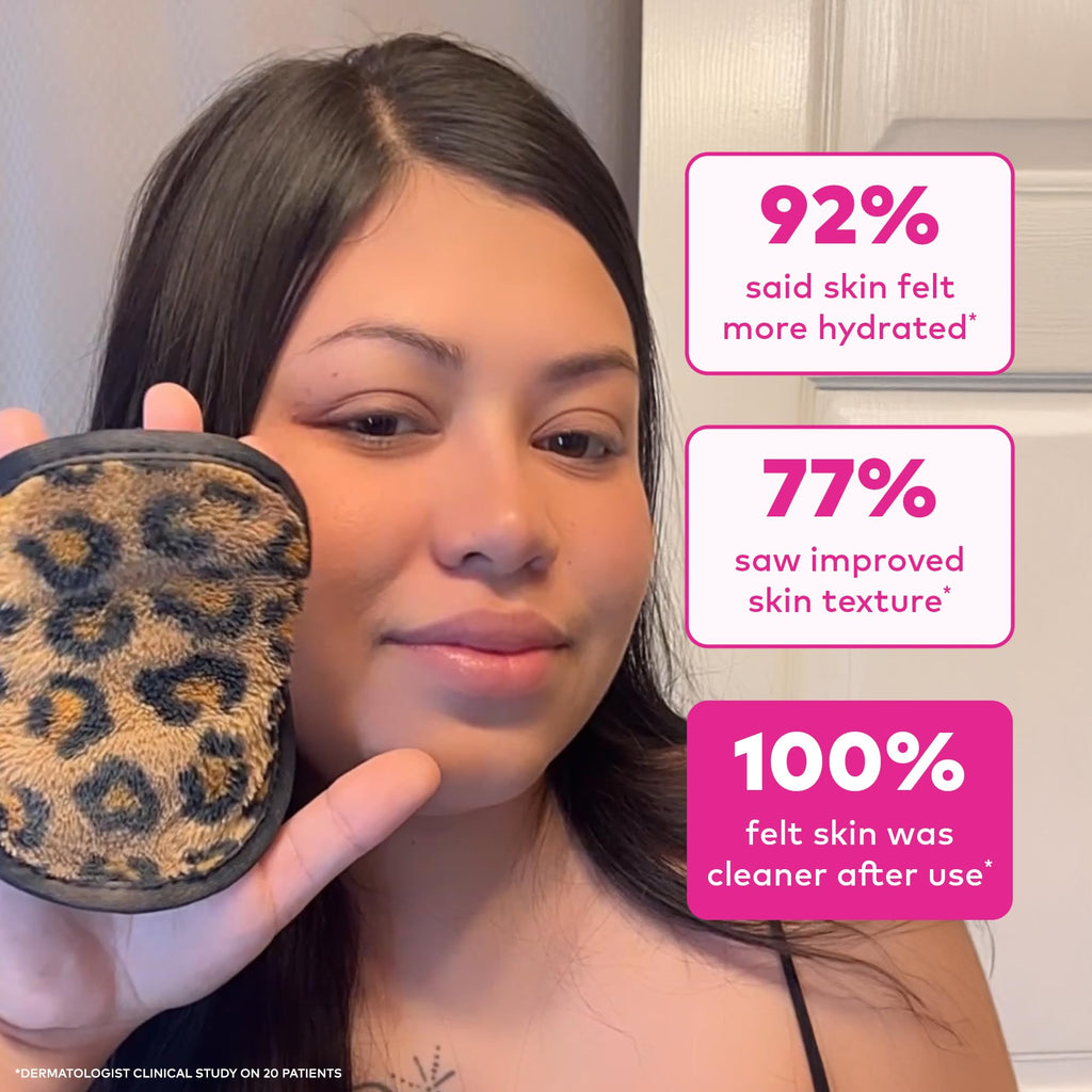 The Original MakeUp Eraser 7-Day Set, Erase All Makeup with Just Water, Including Waterproof Mascara, Eyeliner, Foundation, Lipstick, Sunscreen, and More! Seashells, 7ct.