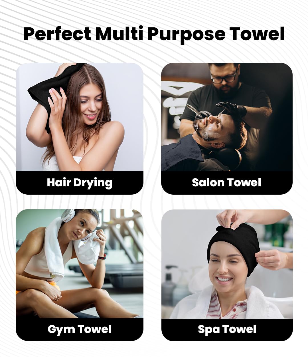 Avalon Towels Salon Towel - Pink Hand Towels Bulk Pack of 24 - 100% Cotton Absorbent Spa, Facial & Gym Towel for Working Out - 16x27 Inches (Not Bleach Proof)