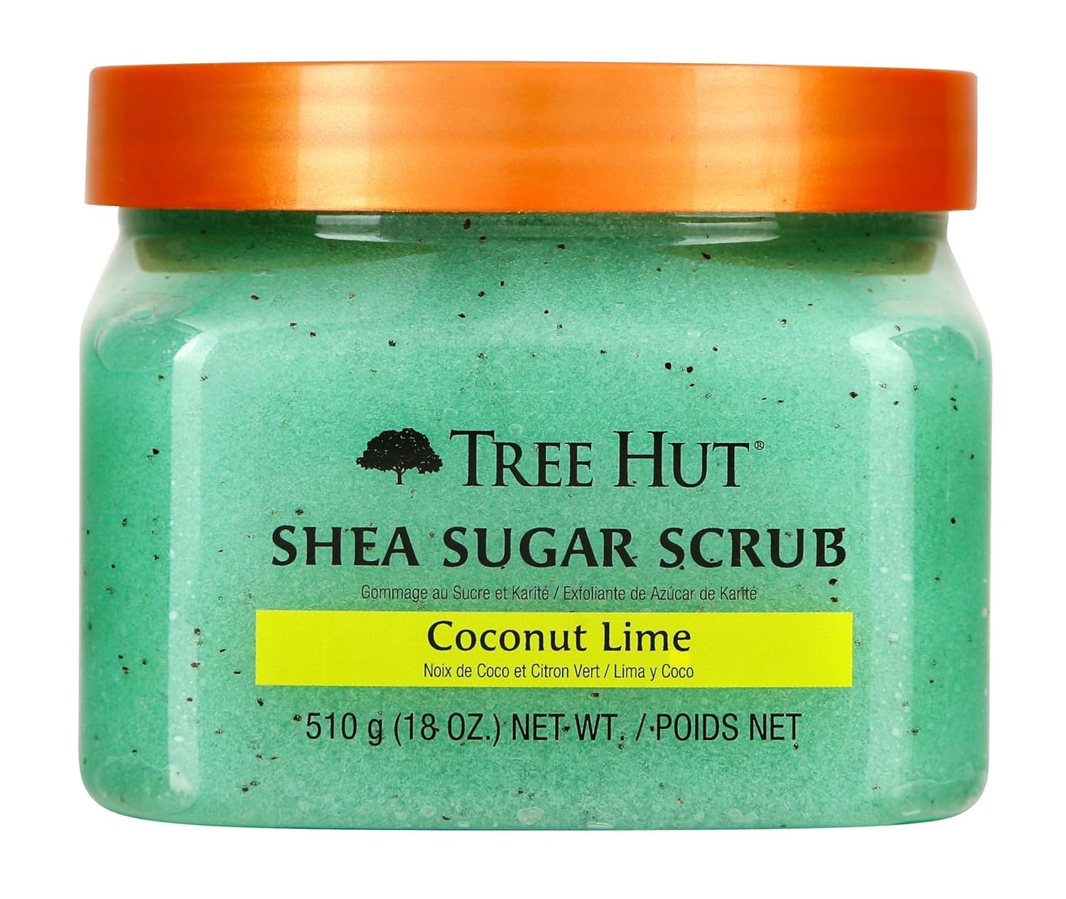 Tree Hut Watermelon Body Scrub, Exfoliating & Hydrating Sugar Scrub with Shea Butter & Essential Oils, Smooth Skin, Body Exfoliator For All Skin Types, Self Care Gifts for Women, Vegan, 18 Oz