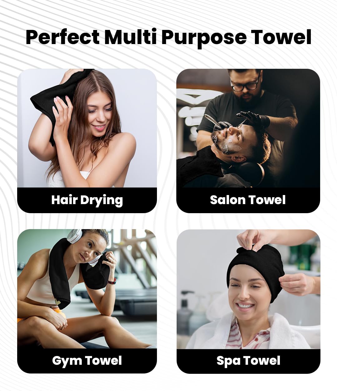 Avalon Towels Salon Towel - Pink Hand Towels Bulk Pack of 24 - 100% Cotton Absorbent Spa, Facial & Gym Towel for Working Out - 16x27 Inches (Not Bleach Proof)