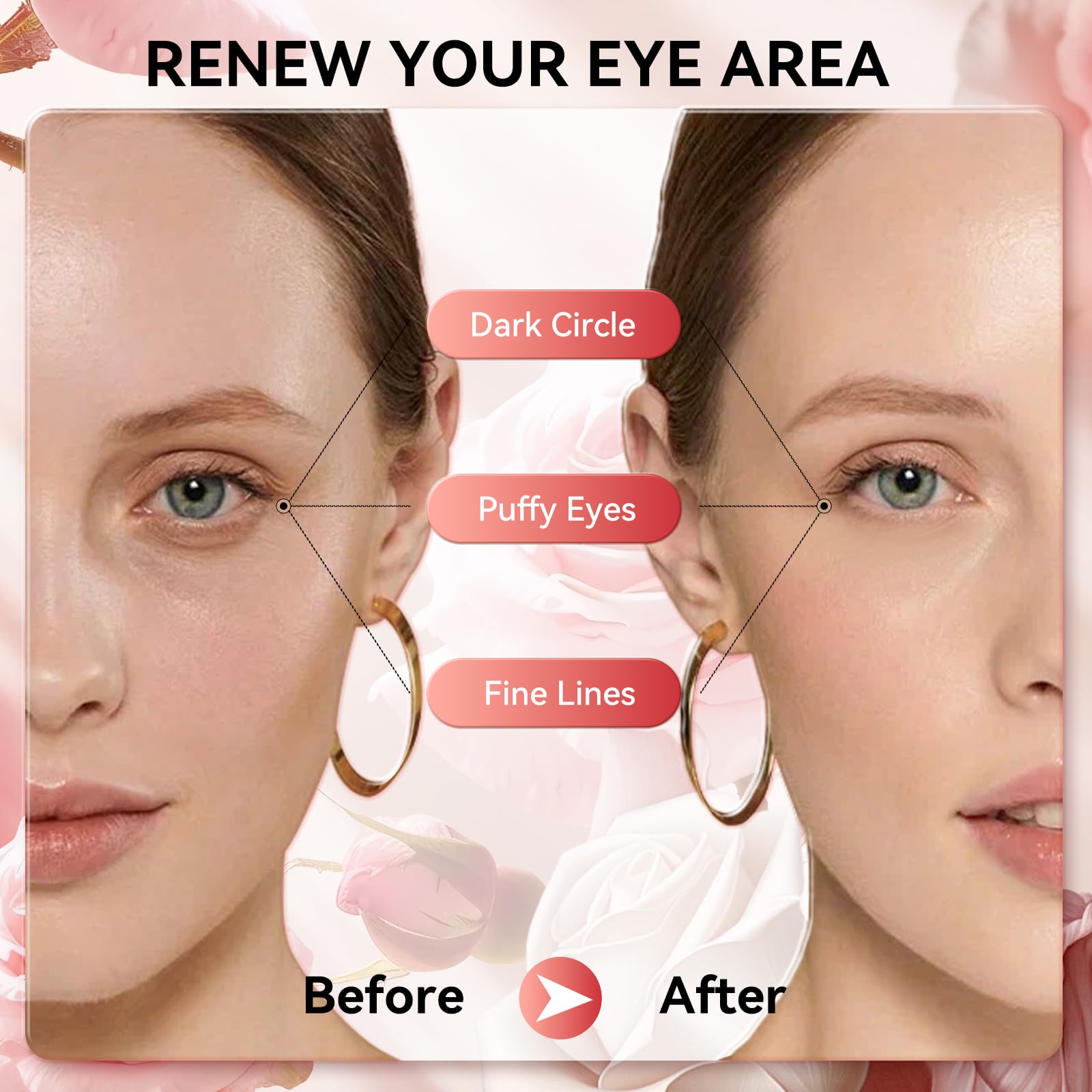 BREYLEE Aloe Vera Eye Masks– 60 Pcs - Puffy Eyes and Dark Circles Treatments – Look Younger and Reduce Wrinkles and Fine Lines Undereye, Improve and Firm eye Skin - Pure Natural Material Extraction