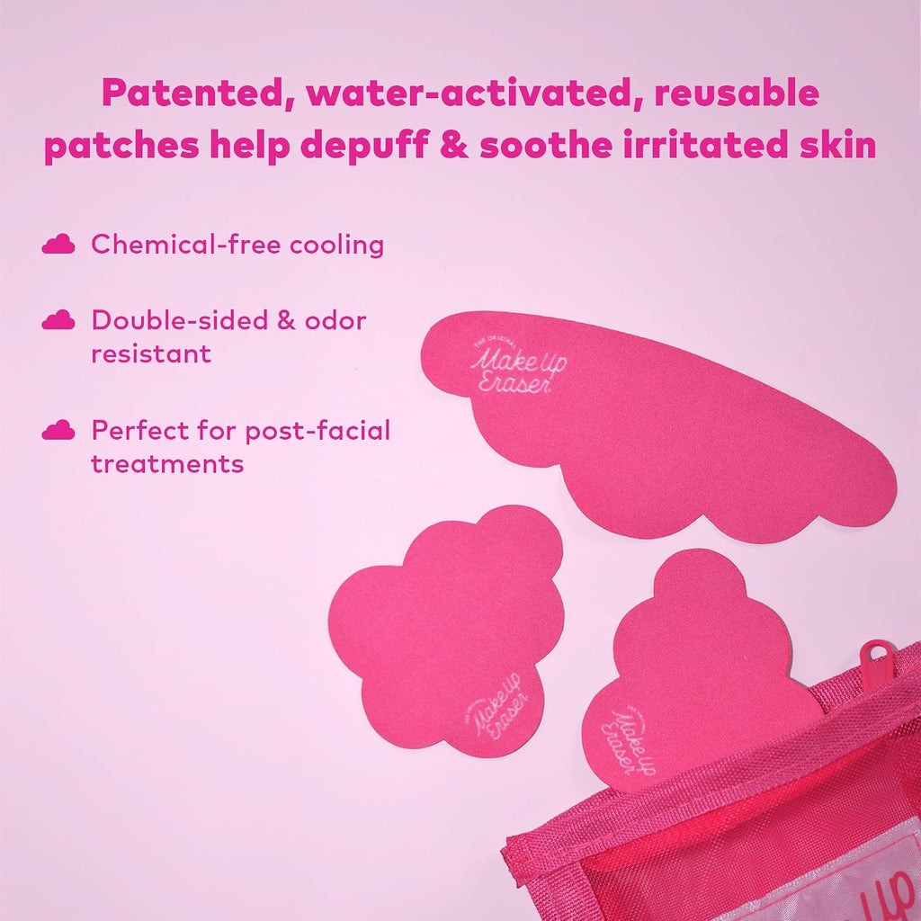 MakeUp Eraser Face Cooling Clouds – Reusable Facial Patches for reducing skin redness and irritation – Instant Cooling & Washable