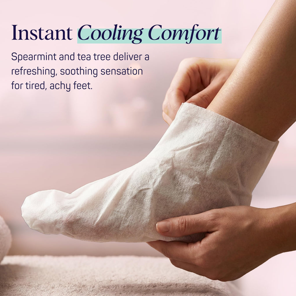 SpaLife Moisturizing Hand Gloves & Foot Mask Socks | Korean Skincare Set for Dry Cracked Hands & Dry Cracked Feet Callus Remover Alternative | Self Care Gifts for Women | 4 Hand, 4 Foot