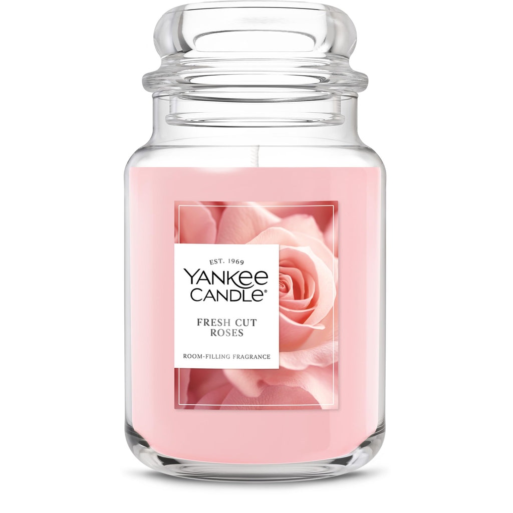 Yankee Candle Lemon Lavender Scented Candle, 22oz Large Jar with up to 150 Hour Burn Time, Giftable, Birthdays