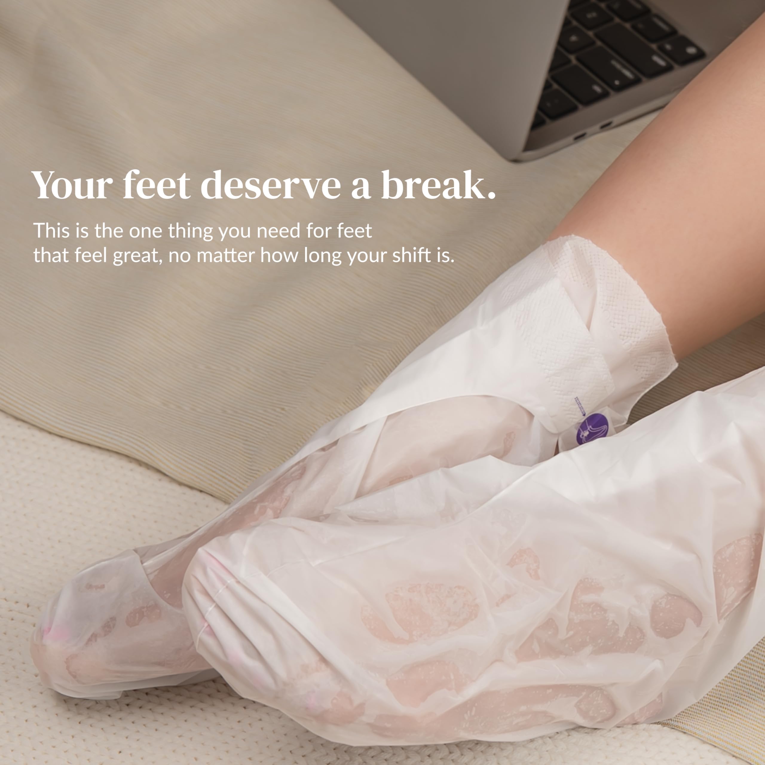 Epielle Intensive Repairing Hand & Foot Masks, Restore and Moisturize Dry, Cracked Skin, Self Care Gifts for Women, Spa Kit, 6 Moisturizing Gloves & 6 Moisturizing Socks